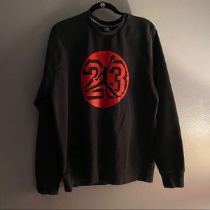 Jordan "bred" color way crewneck